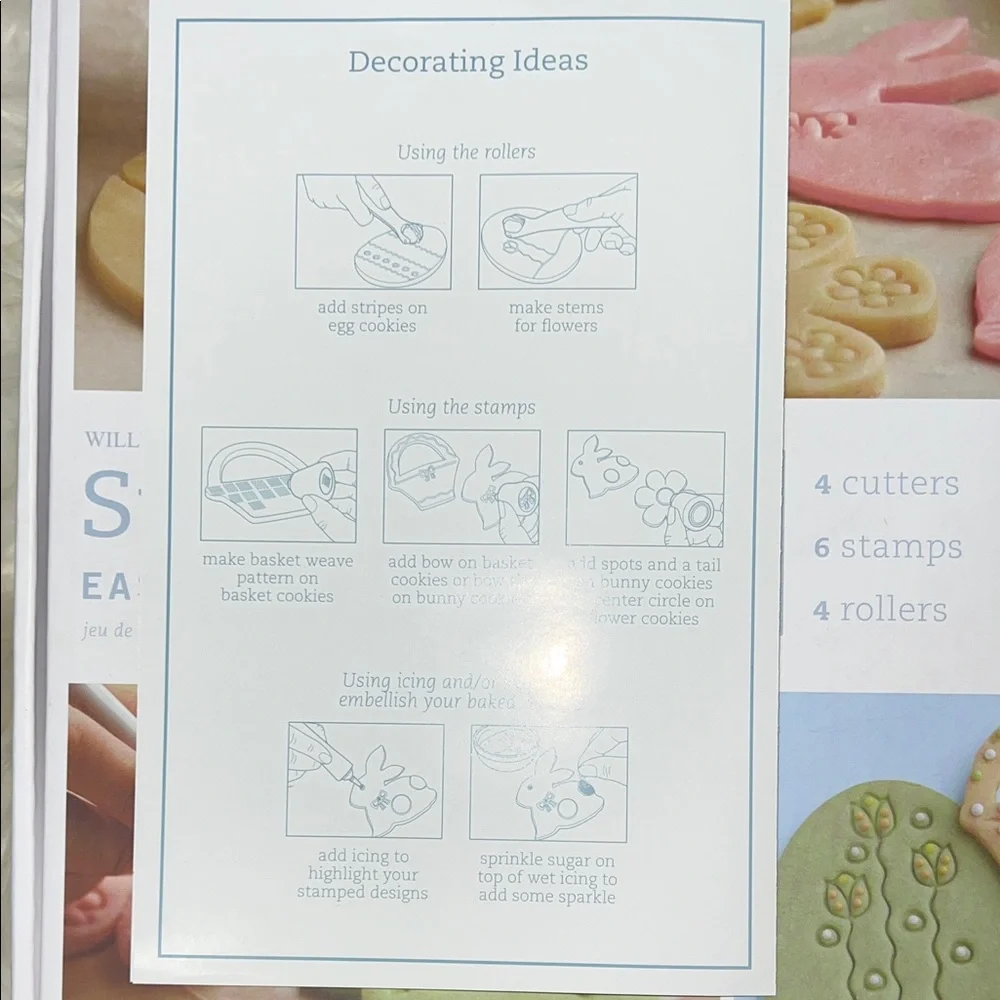 Williams Sonoma Pastel Easter Cookie Cutters